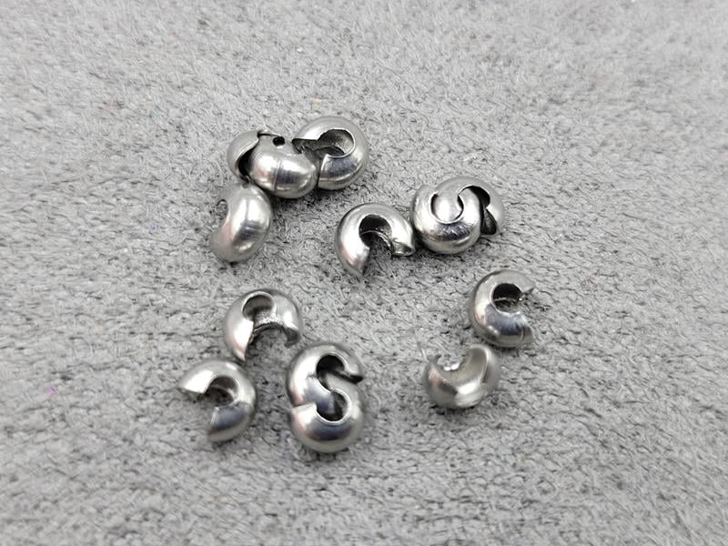 Крімпи 4 мм 20 мм нержавіюча сталь