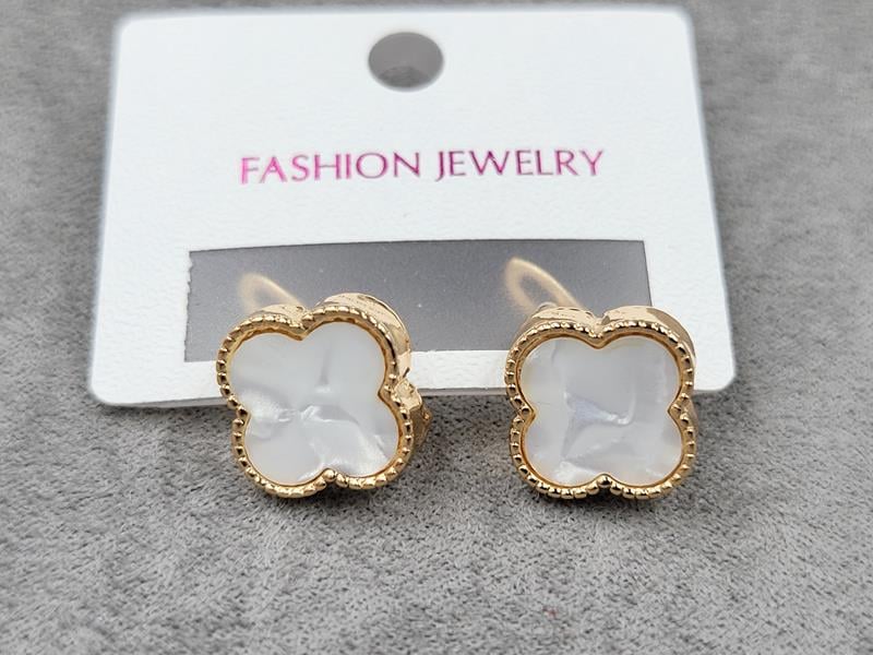 Сережки 14 мм колір рожеве золото нержавіюча сталь англійський  замок