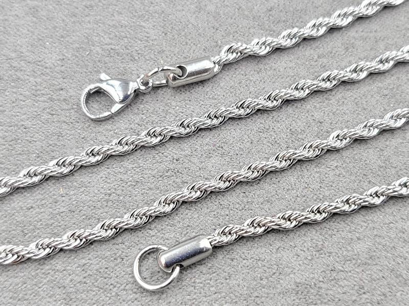 Ланцюг 3 мм довжина 60 см нержавеющая сталь