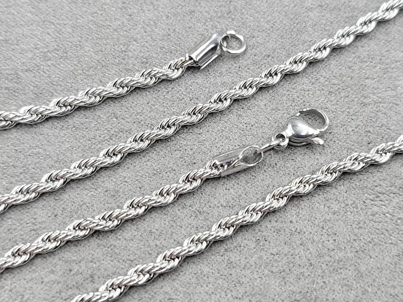 Ланцюг 3 мм довжина 50 см нержавеющая сталь