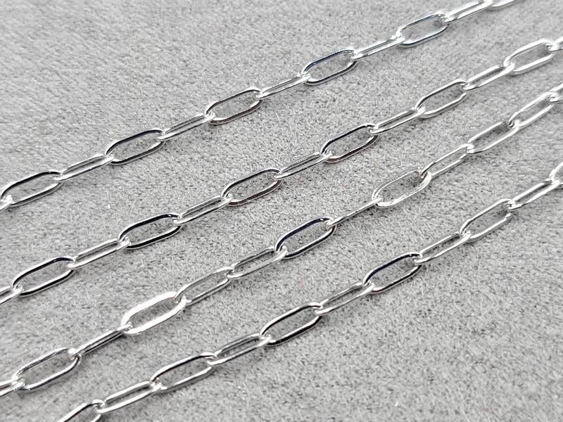 Ланцюг 2,5*6,5 мм 1 метр з нержавіючої сталі