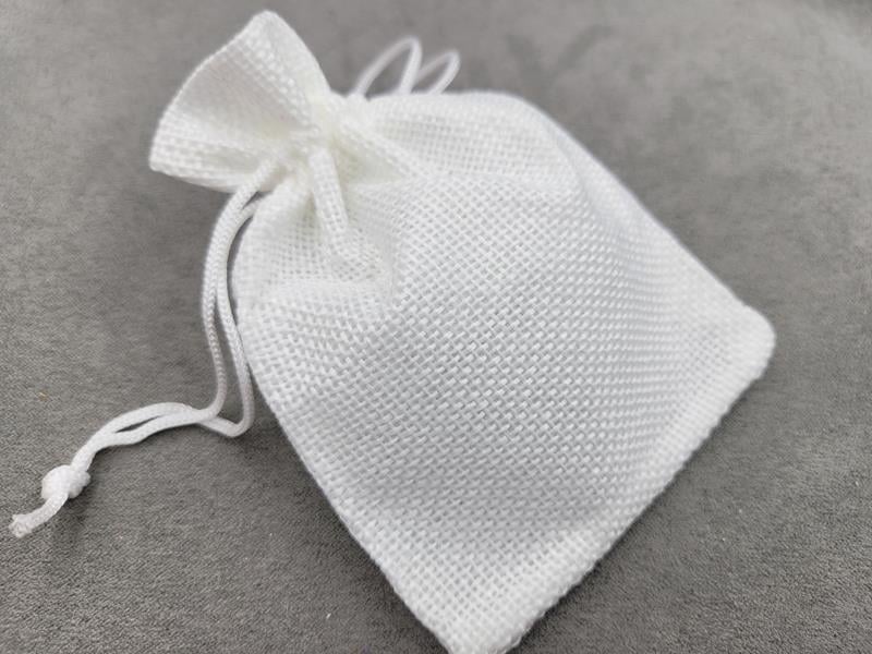 Мішечки мішковина 10*12 см 50 шт білі