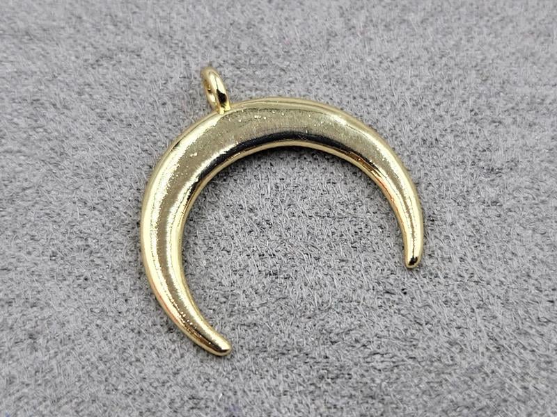 Підвіска *лунніца* 20 мм колір золото (гіпоалергений сплав)