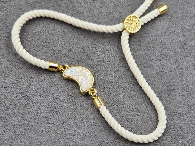 Браслет 15*10 мм колір золото (гіпоалергений сплав)