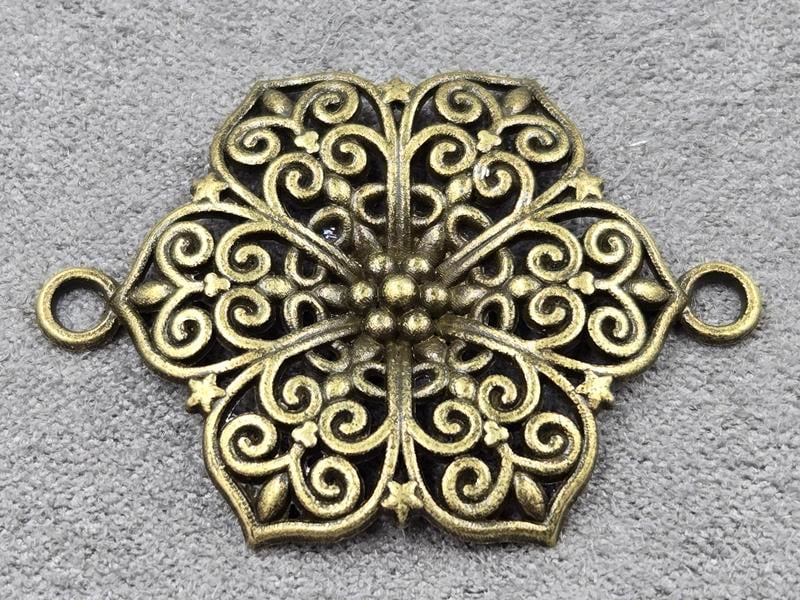 Конектор 40*28 мм 6 штук колір бронза