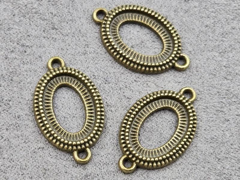 Конектор 14*23 мм 14 штук колір бронза