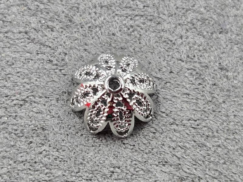 Обіймач 11*6 мм колір сталь (гіпоалергений сплав)