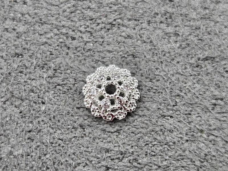 Обіймач 6 мм колір срібло (гіпоалергений сплав)