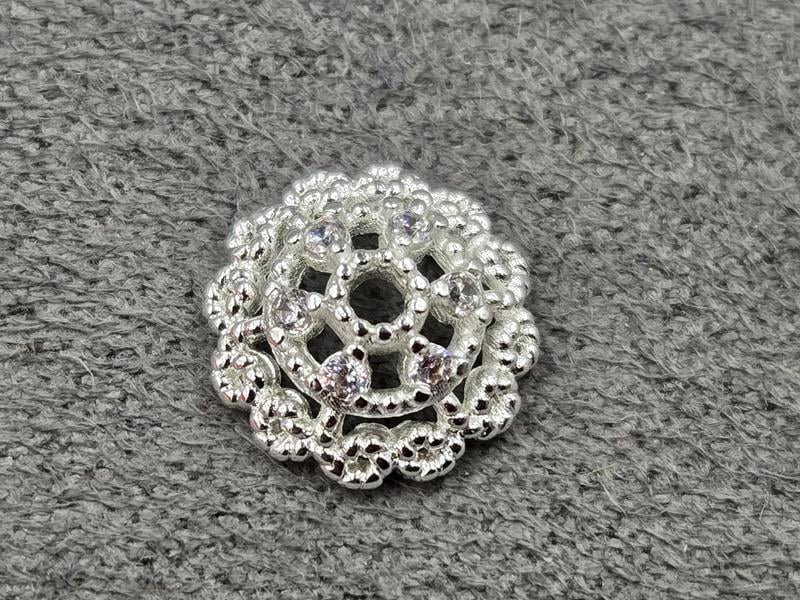 Обіймач 10 мм колір срібло (гіпоалергений сплав)