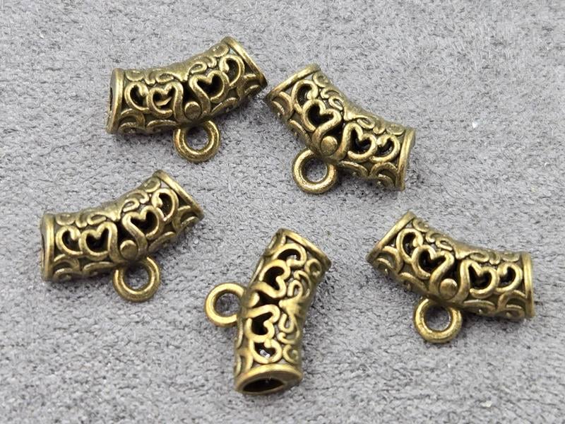 Бейли 5*13 мм 25 шт колір бронза