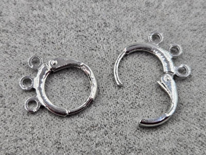 Швенза 12 мм на 3 петлі колір сталь (гіпоалергений сплав)