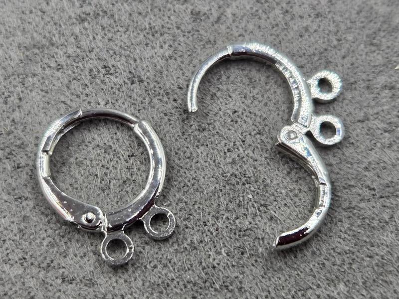 Швенза 12 мм на 2 петлі колір сталь (гіпоалергений сплав)