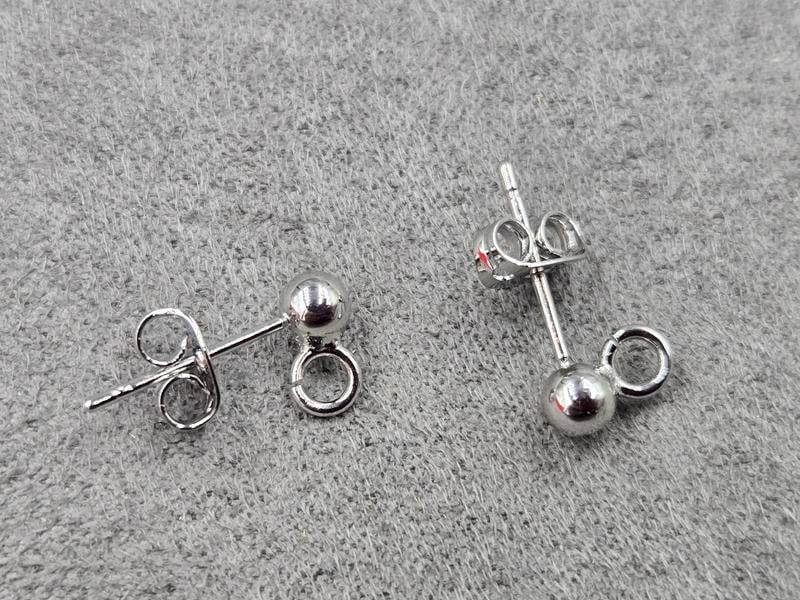 Швенза гвоздик 4 мм колір сталь (гіпоалергений сплав)