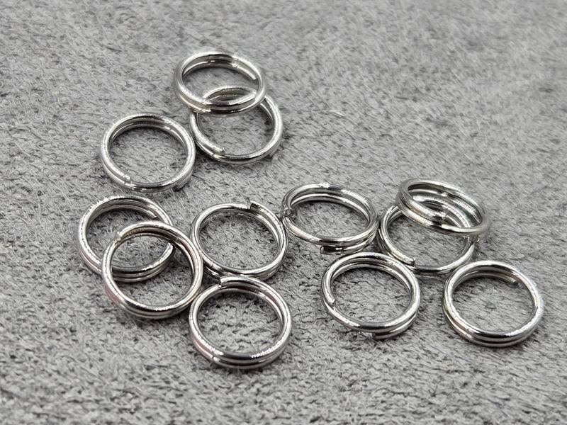 З'єднувальні кільця двойні 6 мм 50 шт нержавіюча сталь