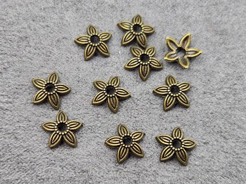 Обіймачі 8 мм 120 шт колір бронза