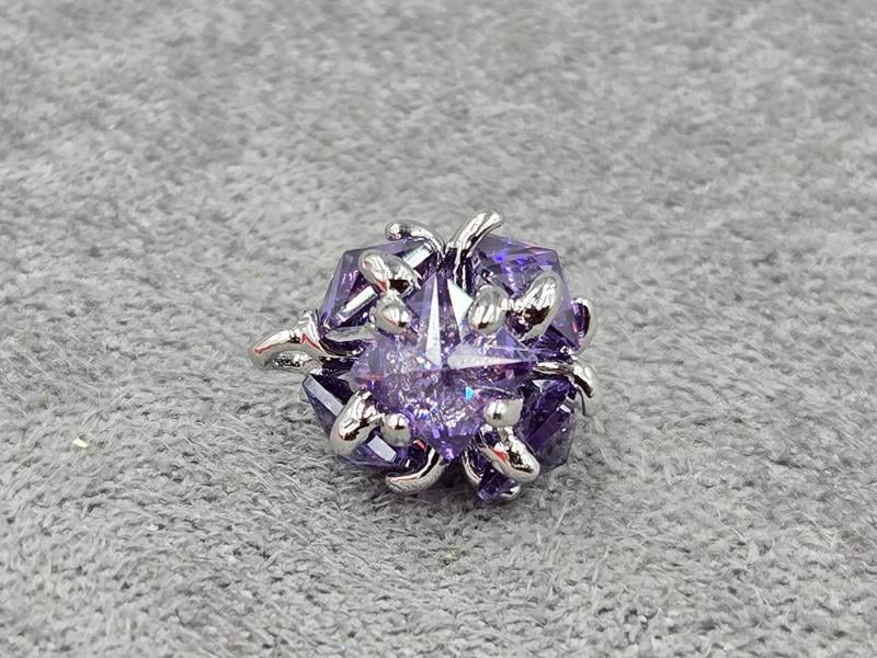 Підвіска 9 мм колір сталь (гіпоалергений сплав)