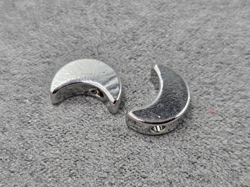 Бусина 8*12 мм колір  сталь (гіпоалергений сплав)