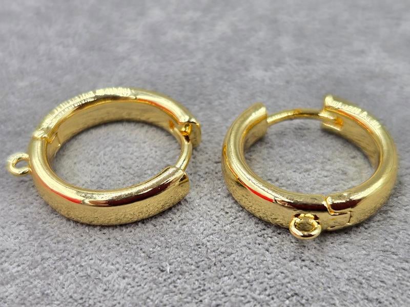 Швенза 4*18 мм колір лимонне золото (гіпоалергений сплав)