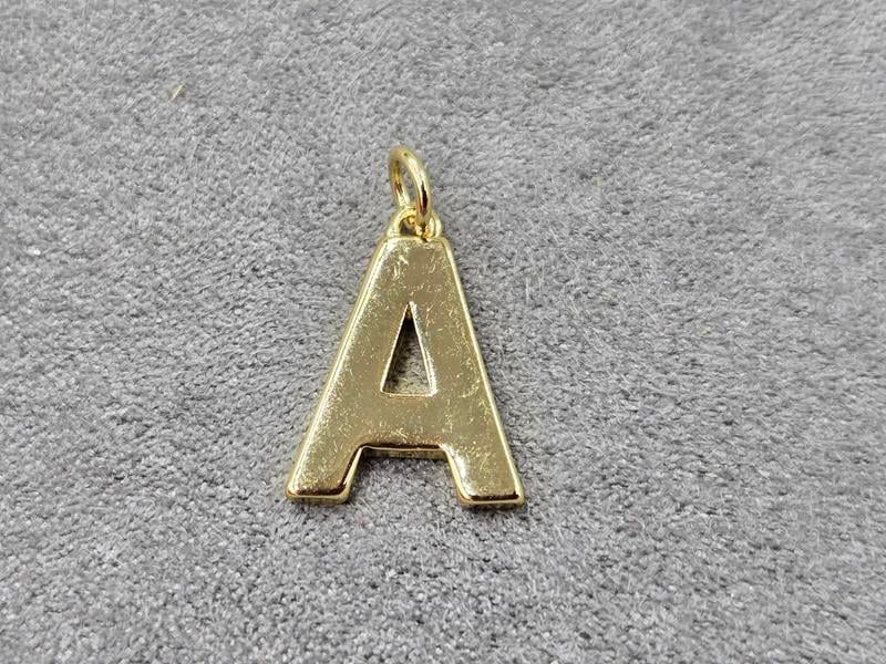 Підвіска 13*17 мм колір лимонне золото (гіпоалергений сплав)