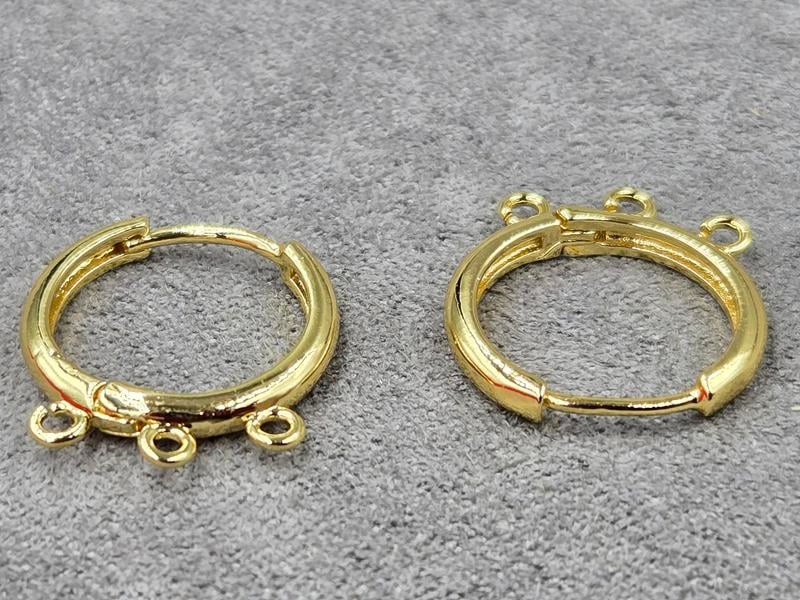 Швенза 2,5*17 мм колір лимонне золото (гіпоалергений сплав)