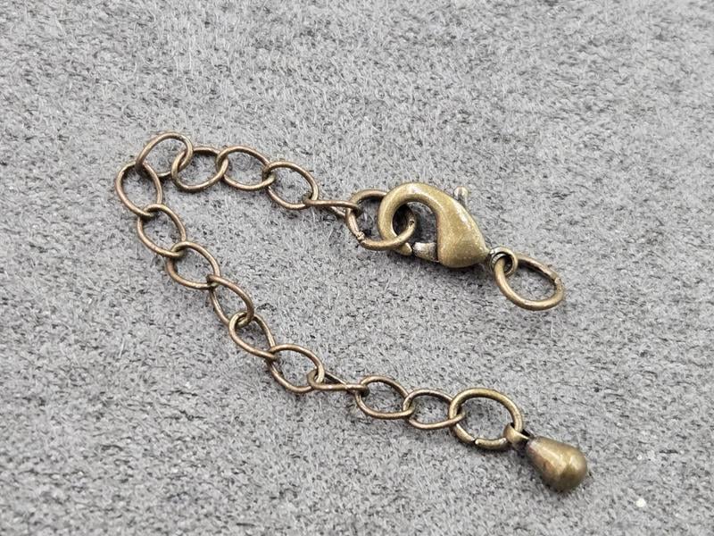 Замок з подовжувачем 10 мм колір бронза