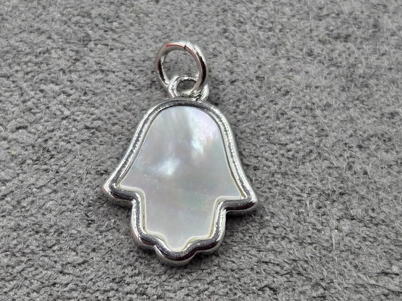 Підвіска рука 12*16 мм колір сталь (гіпоалергений сплав)