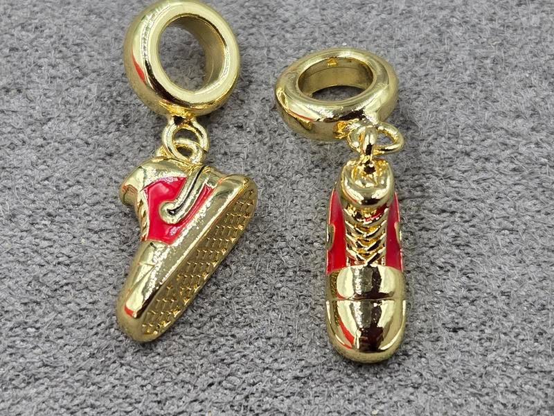 Підвіска 5*8*13 мм з бейлом 8*2,7 мм колір лимонне золото (гіпоалергений сплав)