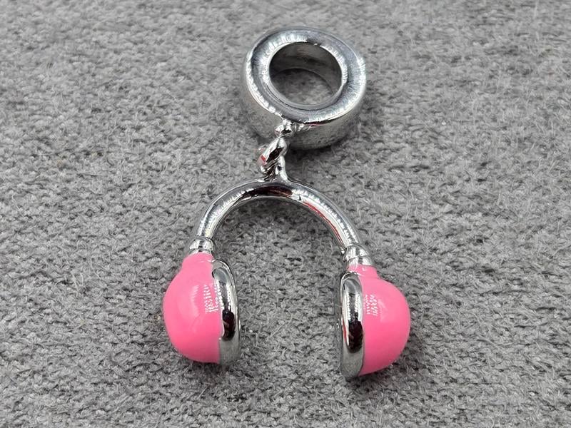 Підвіска 6*17 мм з бейлом 8*2,7 мм колір сталь (гіпоалергений сплав)