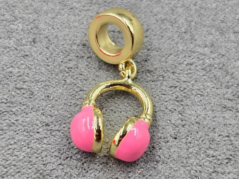 Підвіска 6*17 мм з бейлом 8*2,7 мм колір лимонне золото (гіпоалергений сплав)