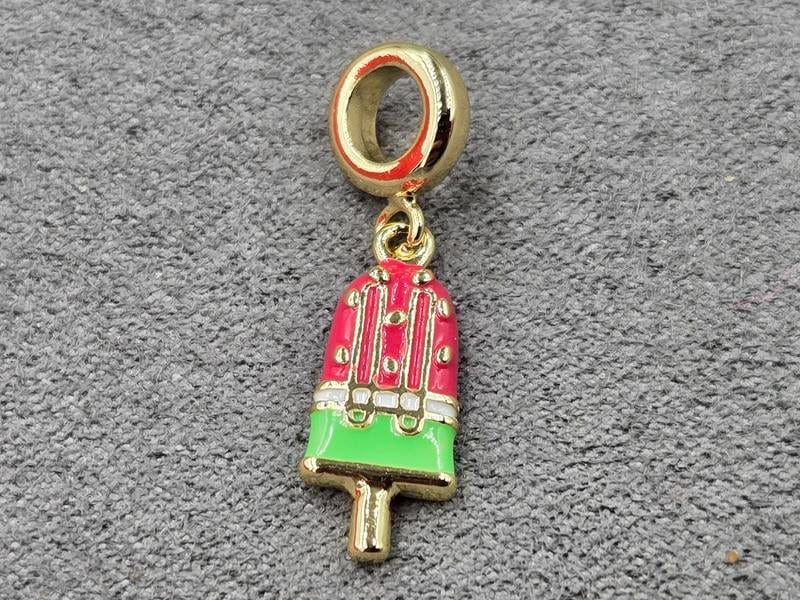 Підвіска 7,5*19 мм з бейлом 8*2,7 мм колір лимонне золото (гіпоалергений сплав)