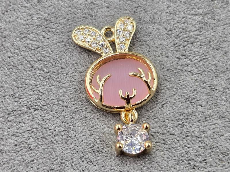 Підвіска 12*25 мм колір золото (гіпоалергений сплав)