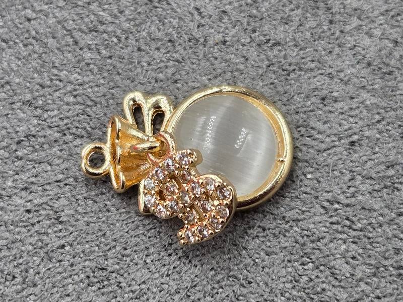 Підвіска 10*14 мм колір золото (гіпоалергений сплав)