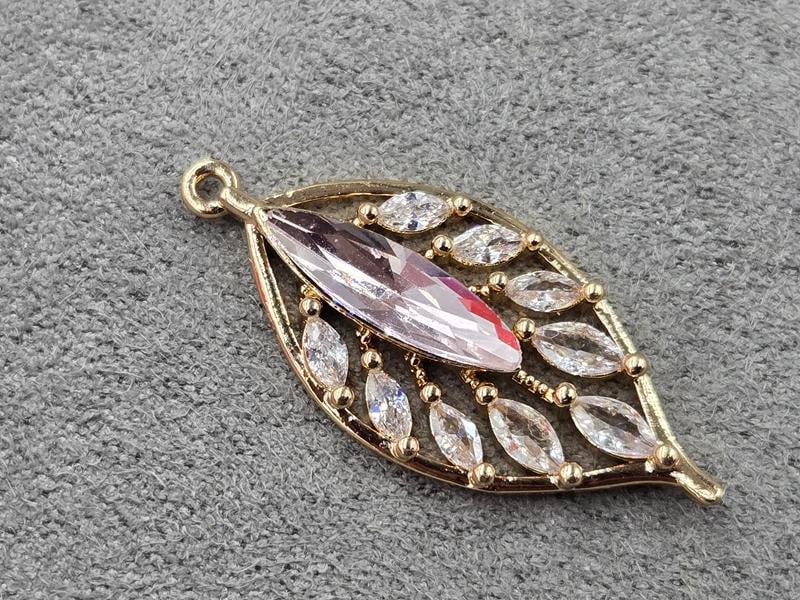 Підвіска 14*31 мм колір золото (гіпоалергений сплав)