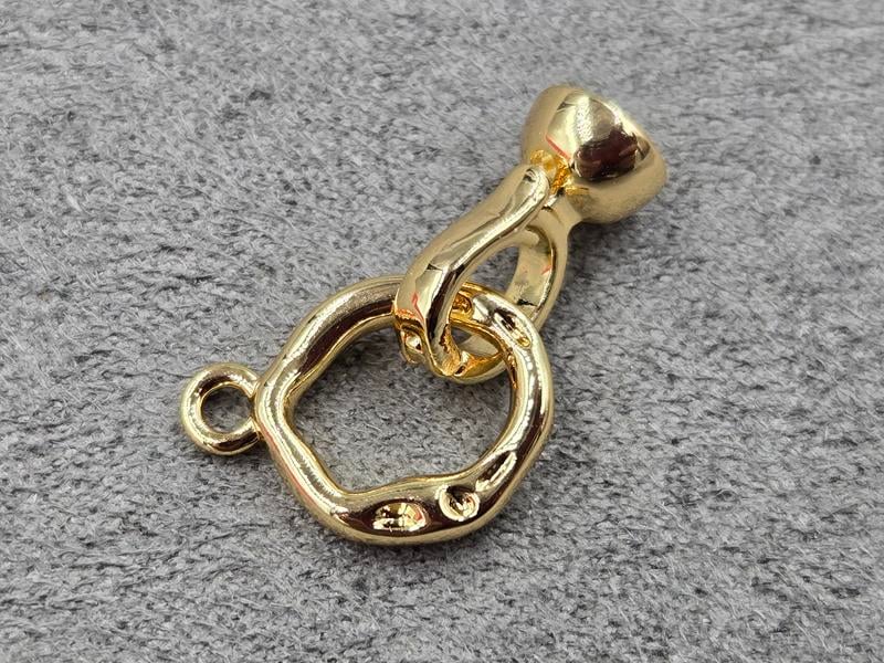 Замок 11*24 мм колір золото (гіпоалергений сплав)