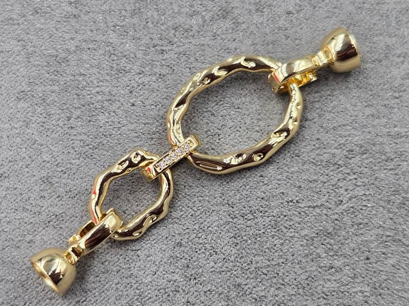 Замок 17*60 мм колір золото (гіпоалергенний сплав)