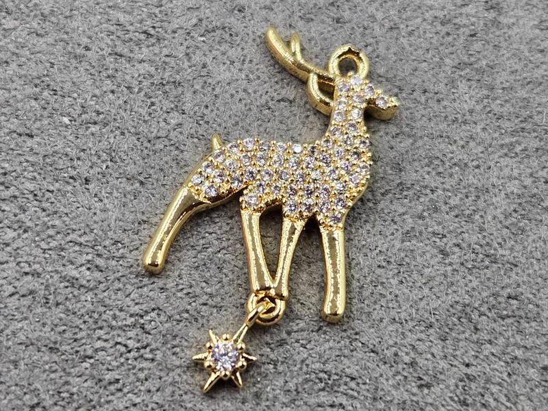 Підвіска 14*28 мм колір золото (гіпоалергений сплав)