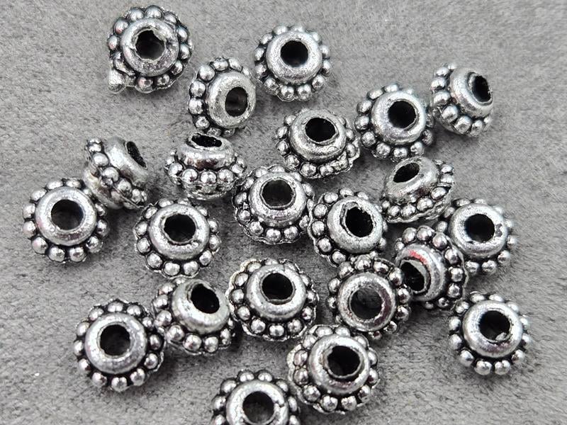 Бусина 8*5,5 мм 160 шт пластикова