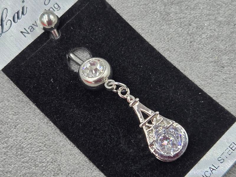 Пірсінг 9 мм висота 46 мм нержавіюча сталь