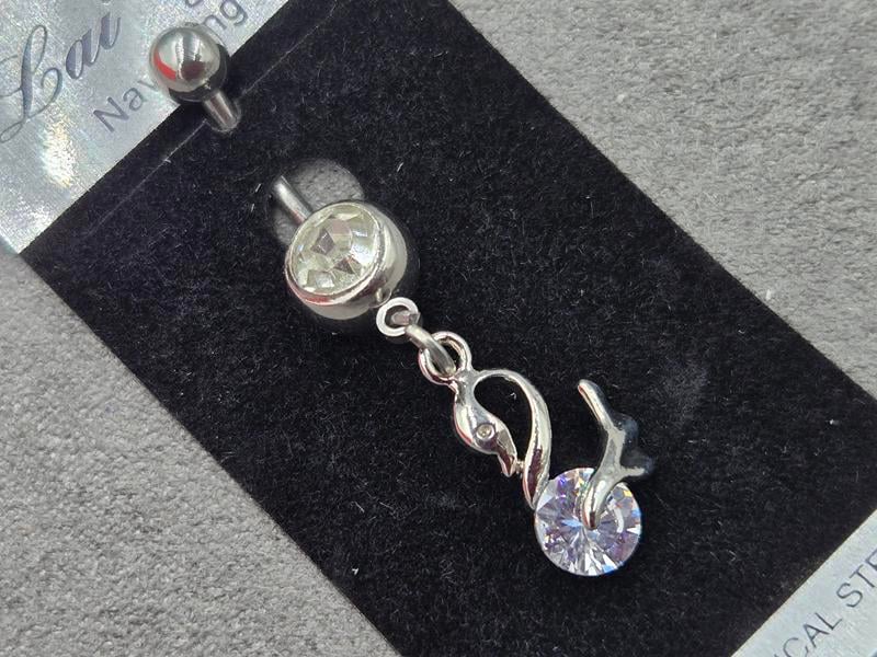 Пірсінг 9 мм висота 43 мм нержавіюча сталь