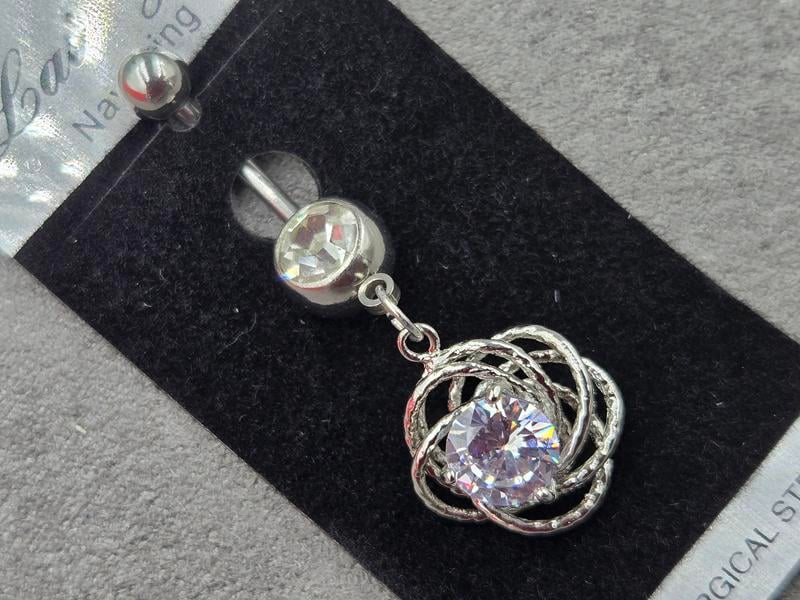 Пірсінг 14 мм висота 43 мм нержавіюча сталь