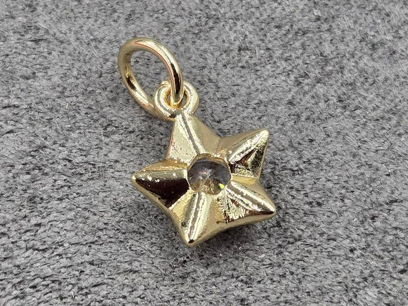 Підвіска 10 мм колір золото (гіпоалергений сплав)