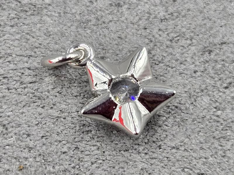 Підвіска 10 мм колір сталь (гіпоалергений сплав)