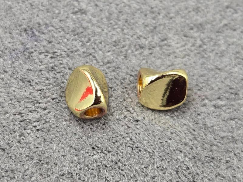 Бусина 4*5 мм колір золото (гіпоалергений сплав)