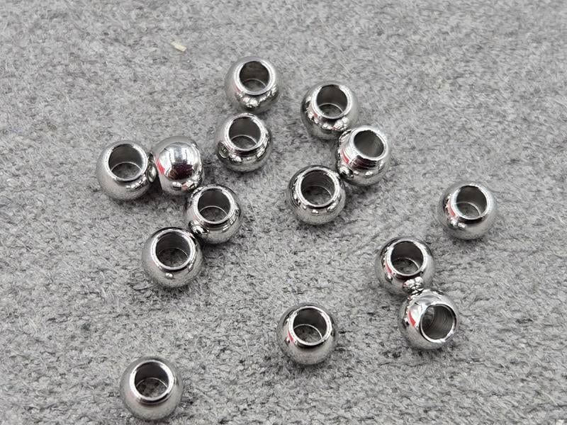 Бусини куля 4 мм 50 шт нержавіюча сталь