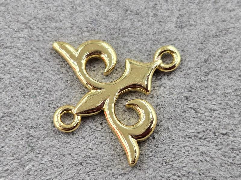 Конектор 21*20 мм колір золото (гіпоалергений сплав)