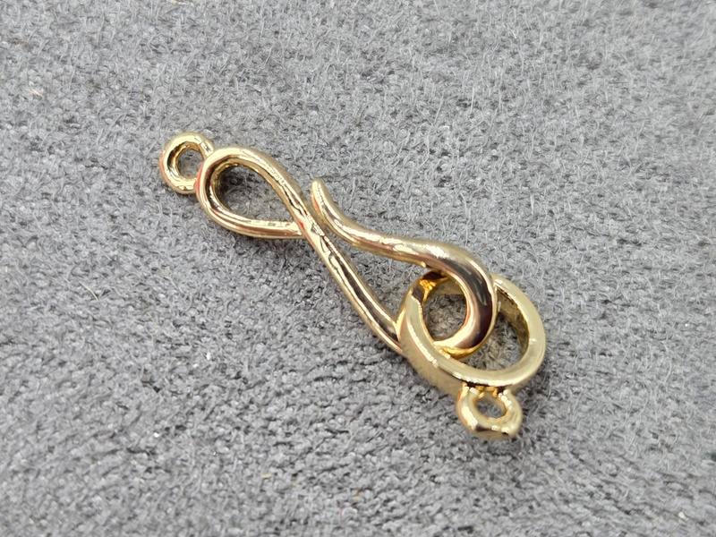 Замок 6*23 мм колір золото (гіпоалергенний сплав)