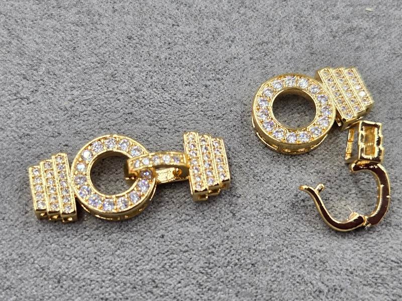 Замок 12*22 мм колір золото (гіпоалергенний сплав)