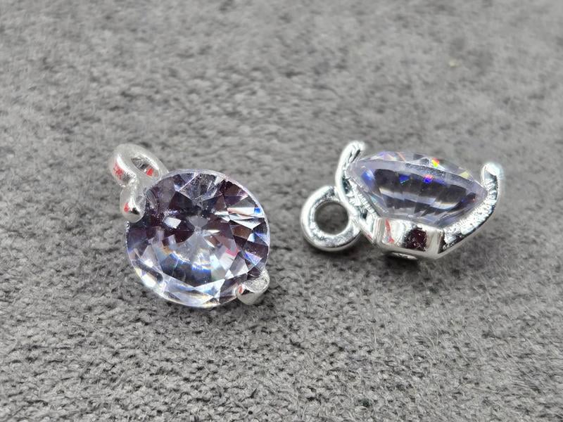 Підвіска 8*11 мм колір сталь (гіпоалергений сплав)