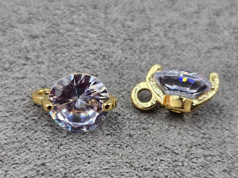 Підвіска 8*11 мм колір золото (гіпоалергений сплав)