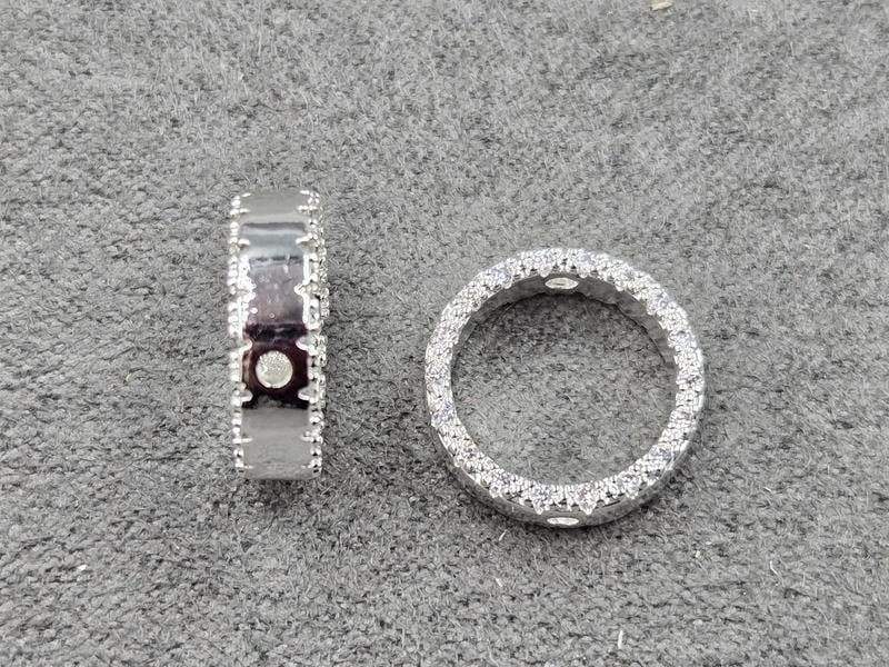 Бусина 14*4 мм колір срібло (гіпоалергений сплав)